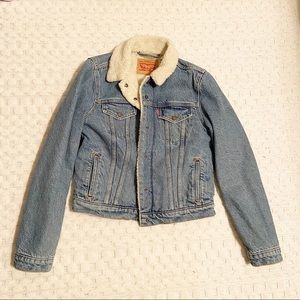 Original Sherpa Trucker Jacket—Divided Blue Wash